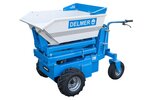 Elektrische minidumper met hoge kiepstand, hydraulische kiepbak, 8 werkuren (73 cm breed)