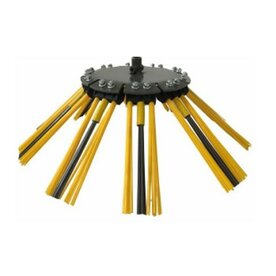 Borstel set mix polyester staal set 10 s