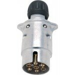 STEKKER 7 POLIG MAN METAL ALU JAEGER