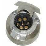 Stekker 7-polig inw. metaal los