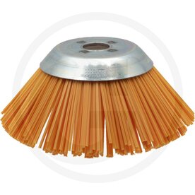 Kunststof kegelborstel 170mm boring 25,4mm