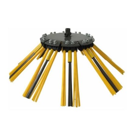 Borstel set mix polyester staal set 10 s