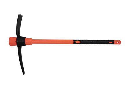 Pikhouweel fiberglas steel rubberen handgrip 2000 gram