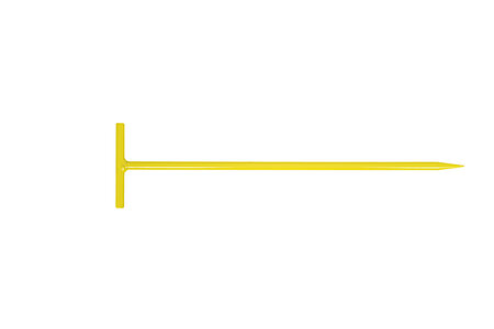 Draadpen met T-greep 600 mm RAL 1021