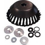 ONKRUIDBORSTEL SET DIA.200MM Ø 20/25,4MM